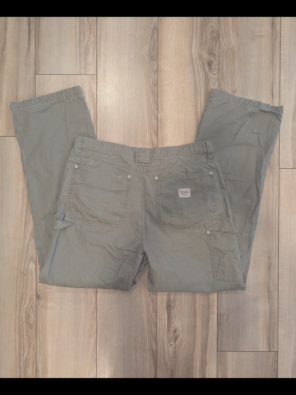 Men's Tactical-Style Olive Green Cargo Pants with Multiple Pockets